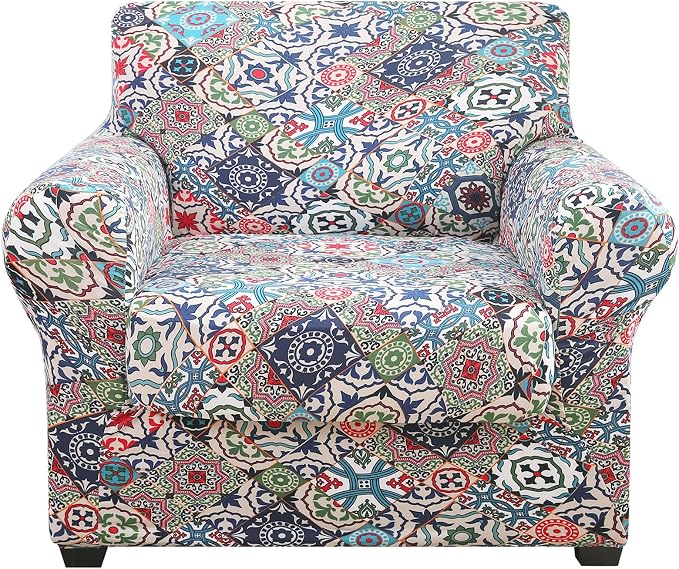 hyha Couch Covers, Chair/Sofa Covers, Floral Pattern, 2 Pieces, Armchair by hyha