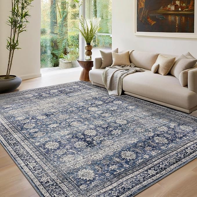 GarveeHome Area Rugs 4x6 Vintage Printed Floor Carpet by GarveeHome