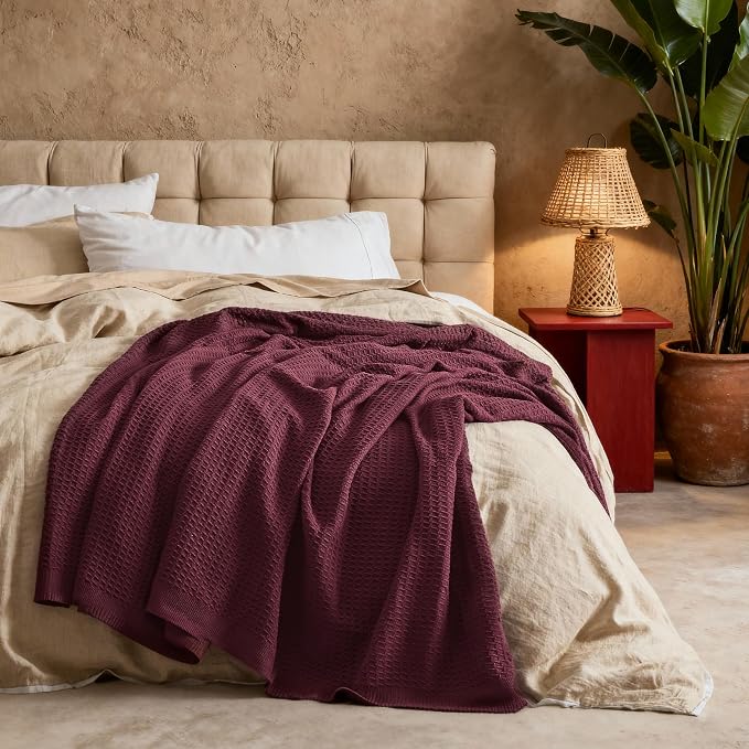 Bedsure Gentlesoft 100% Cotton Blanket Twin XL Size - Image 6