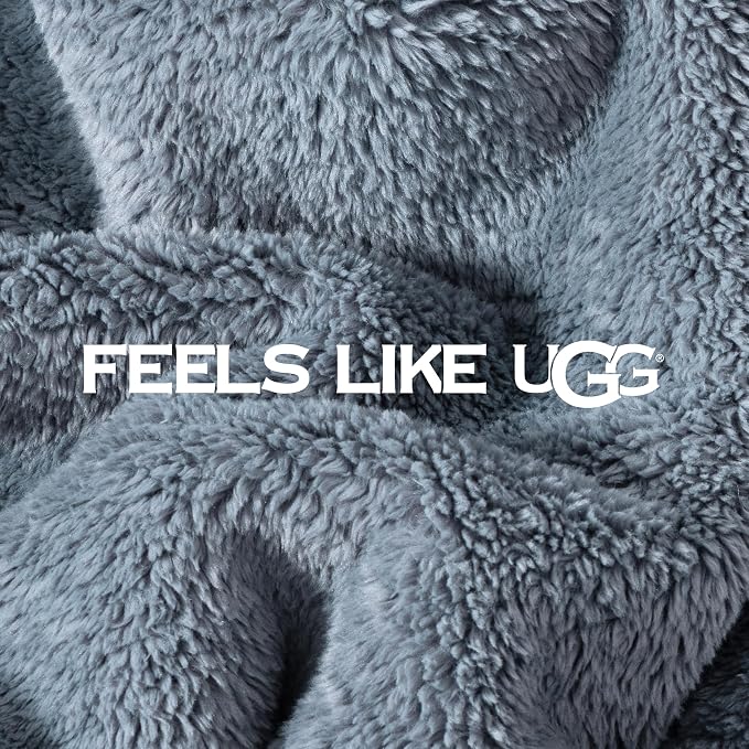 UGG Whitecap Twin Blanket, Soft Cozy Fleece Blanket - Image 3