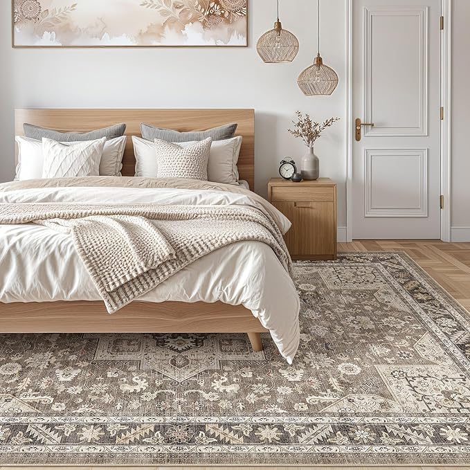 Vintage Living Room Area Rug 7x10 - Image 6