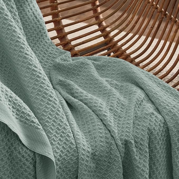 Bedsure Gentlesoft 100% Cotton Throw Blanket - Image 4