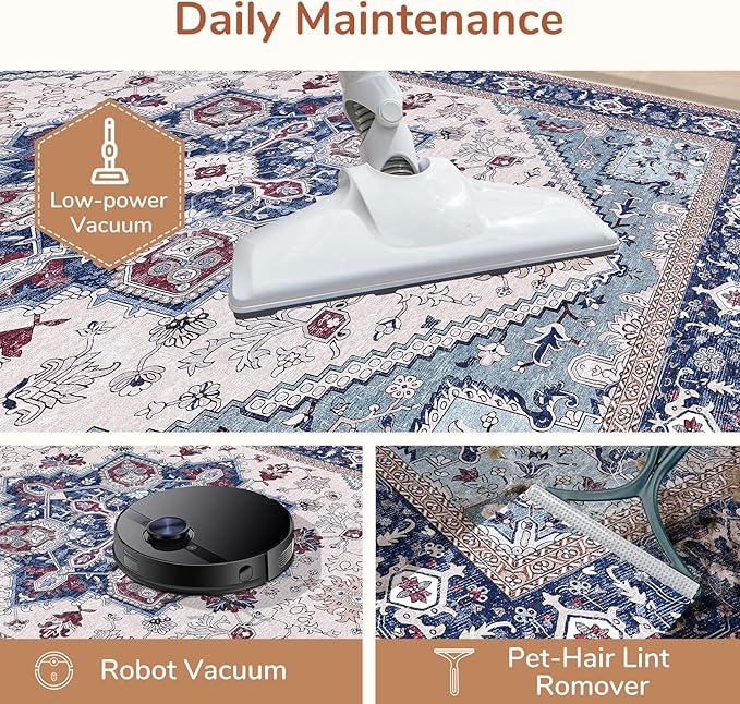 OPPODREAM Soft 8x10 Area Rugs, Washable Rugs 8x10 - Image 5
