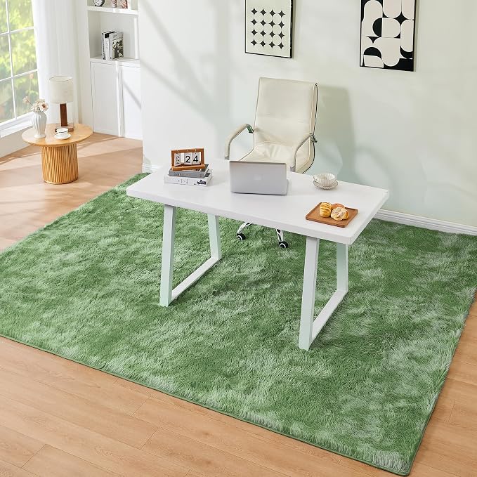 Litanika 3x5 Fluffy Shag Faux Fur Area Rug - Image 2