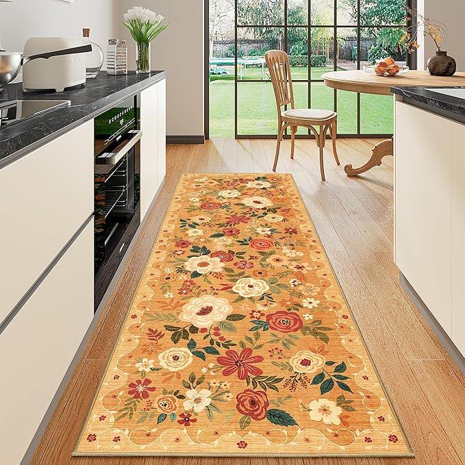 DUKINO Runner Rug, 2x10 Kitchen Hallway Carpet, Washable by DUKINO