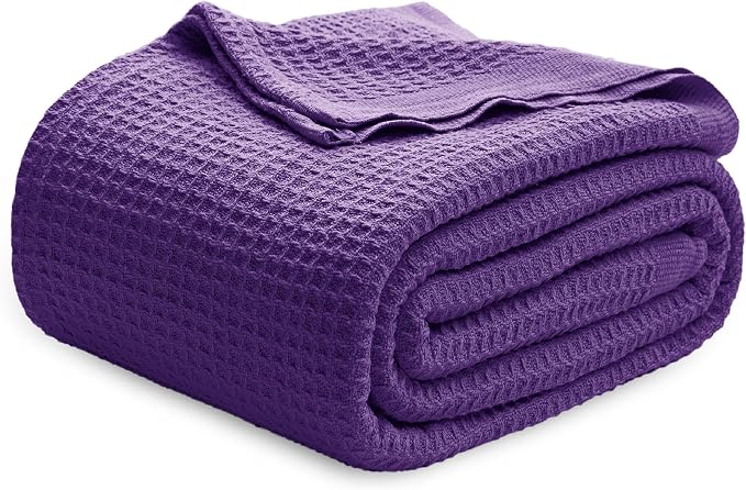 Bedsure Gentlesoft 100% Cotton Blanket King Size by BEDSURE