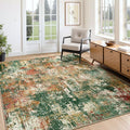 Washable Area Rugs 4'x6' Non-Slip Modern Abstract Soft by RELEANY