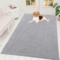 OLANLY Dog Door Mat for Muddy Paws 70x46, Ultra Absorbent Chenille Mud Doormat by OLANLY
