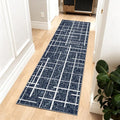 Washable Runner Rug 2x6, Hallway Runner Rug Non Slip, Woven Thin No Shed Runners by TTelephant