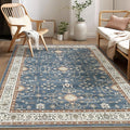 5x7 Area Rug for Living Room- Machine Washable Soft Oriental Vintage Large by homewill
