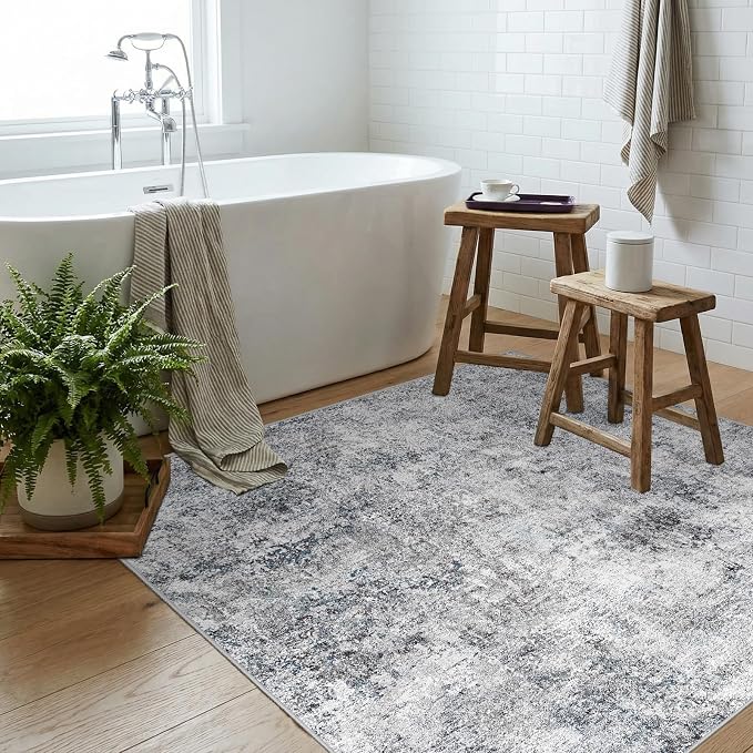 3 Square Area Rug: Washable Low Pile Carpet - Image 7