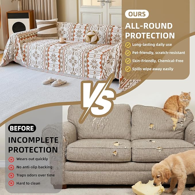 Couch Cover for Dogs Washable Sofa Cover, Sectional Couch Covers, Sofa Covers - Image 12