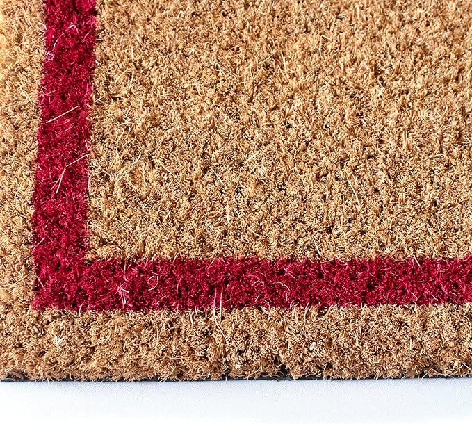 LuxUrux Welcome Mat Outdoor Coco Coir Doormat, - Image 6