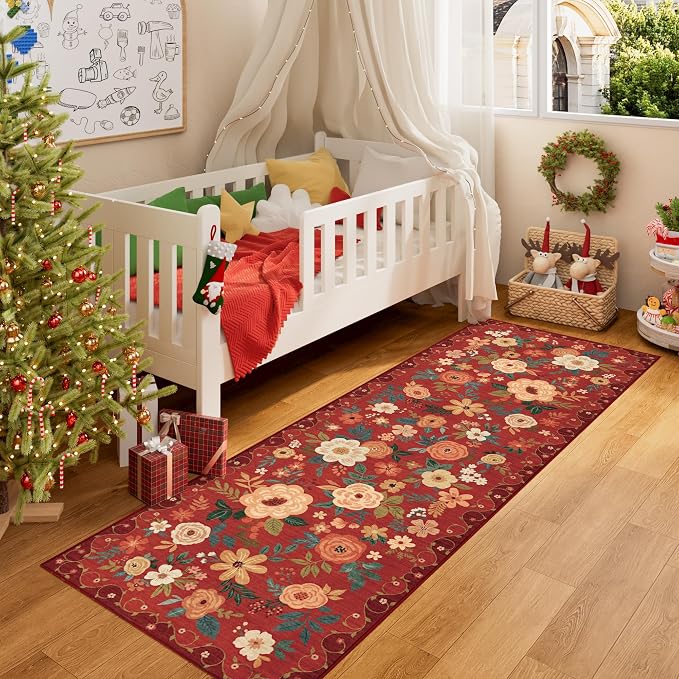 DUKINO 2x6 Runner Rug for Hallway, Washable Kitchen Runner Rug - Image 2