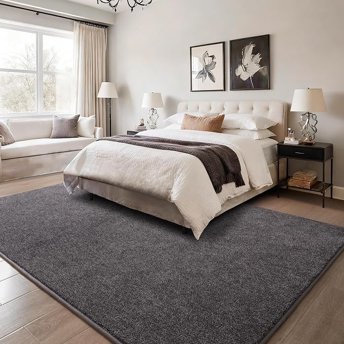 Keeko 4x6 Area Rugs for Living Room, Soft Modern Memory Foam Bedroom Rug - Image 5