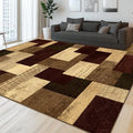 Modern Geometric Patchwork Indoor Area Rug by Unknown