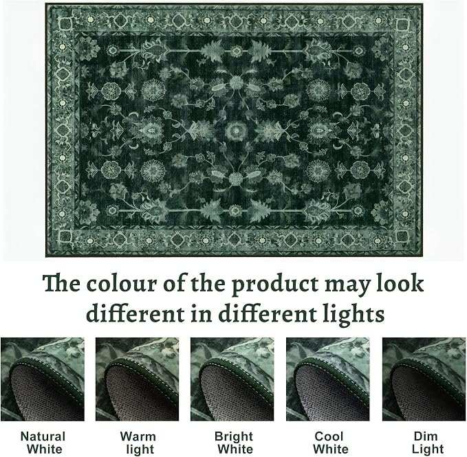 Tangsoo 6x9 Green Large Area Rug - Image 2