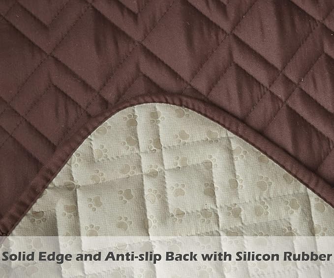 Ameritex Couch Sofa Slipcover 100% Waterproof Nonslip Quilted Furniture - Image 5