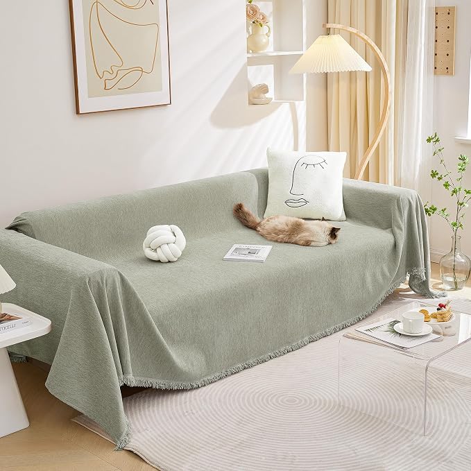 MEETSKY Sectional Couch Covers Sofa Slipcover Couch Protector Covers Universal by MEETSKY