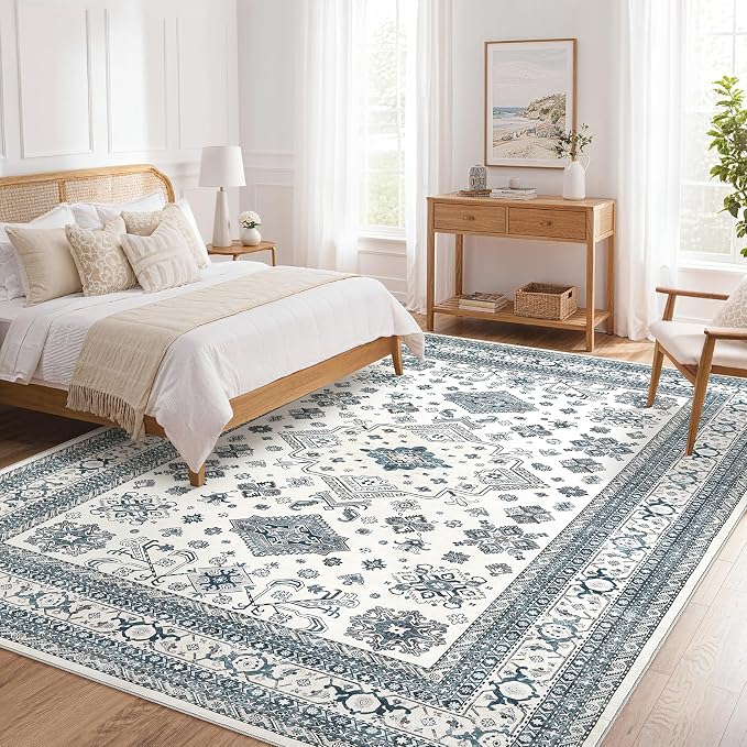 Vintage Living Room Area Rug 9x12 - Image 8