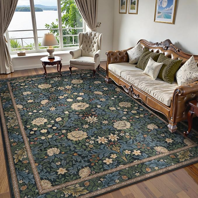 LIVEBOX Washable Boho Rugs, 8x10 Area Rug by LIVEBOX