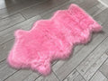 Free Shape Luxury Soft Fluffy Shag Area Rug Single and a Half 2'x4', 60x120cm by LAMBZYRUGS