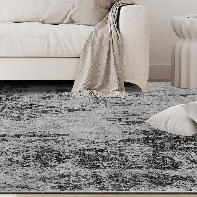 8x10 Area Rugs for Living Room Rug Washable: Abstract Large Rug for Dining Room - Image 9