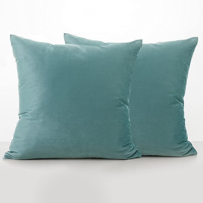NiNi ALL Decorative Throw Pillow Covers Pack of 2, Velvet Cushion Case - Image 7