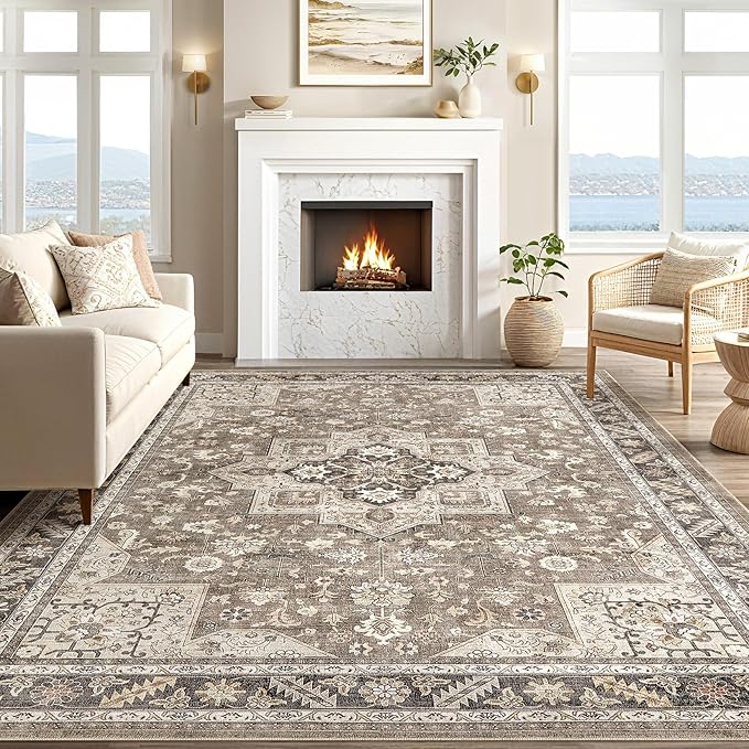 Vintage Living Room Area Rug 9x12 - Image 5