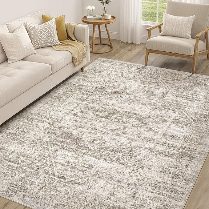 Vintage Living Room Area Rug 6x9 by COTILED