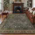Bavni Washable Rugs 9x12-Machine Washable Rug Lightweight Low Pile, Vintage by BAVNI