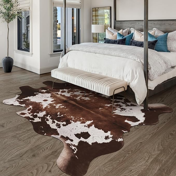 Cow Hide Faux Cowhide Rug: Cow Print Rug - Image 5