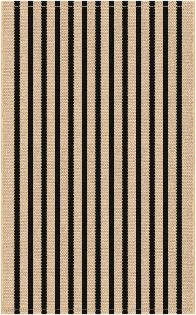 IOHOUZE Striped Area Rug 2'x3' Front Door Rugs Small Washable Area Rug - Image 8