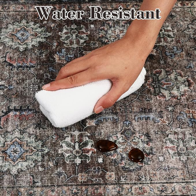 GarveeHome Area Rugs 4x6 Vintage Printed Floor Carpet - Image 6