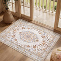 Tangsoo 2x3 Small Rug for Entryway, Washable Area Entry Rugs Non Slip, Neutral by Tangsoo