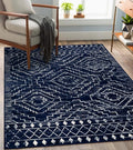Wonnitar Moroccan Washable Area Rug 4x6, Non-Slip Boho Bedroom Throw Mat by Wonnitar
