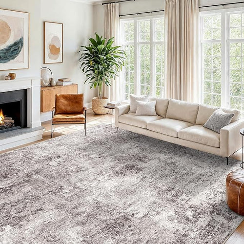 10x10 Square Living Room Area Rug by Puino