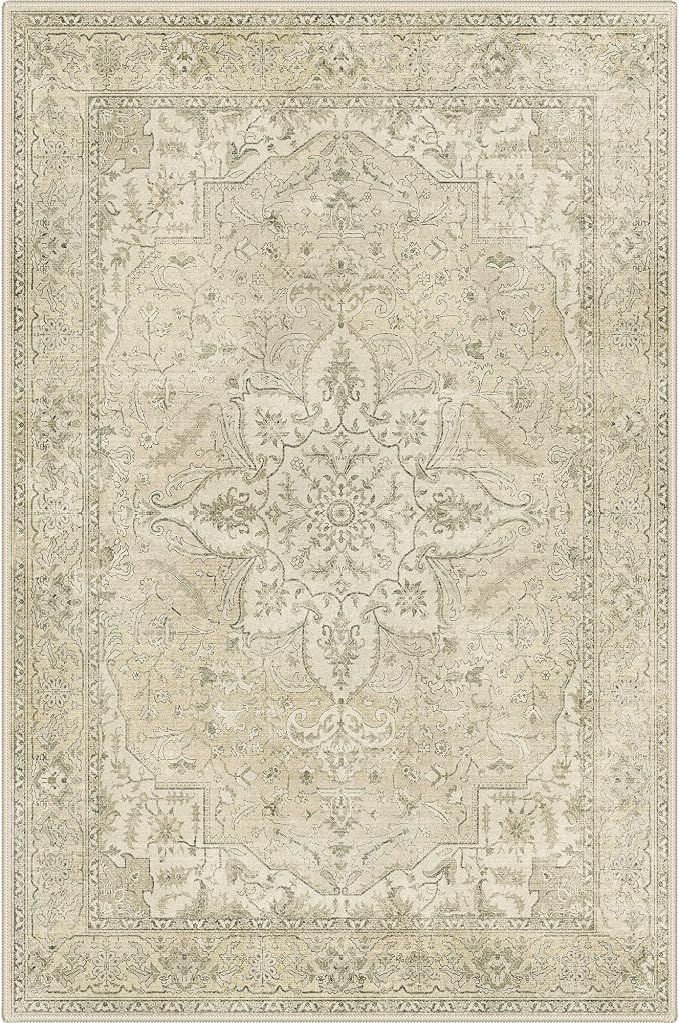 GENIMO 5X7 Washable Vintage Area Rugs - Image 9