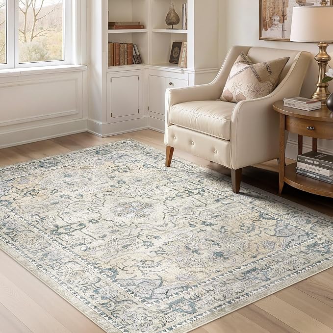 cotiled 4x6 Area Rugs Large Washable Rugs by COTILED