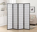 Roundhill Furniture Oriental Shoji 4 Panel Screen Room Divider by RoundhillFurniture