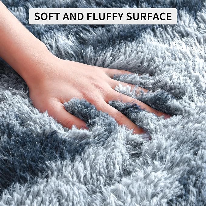 Tepook Fluffy Large Rugs for Living Room, Area Rug 6x9 Soft Carpet for Bedroom - Image 7