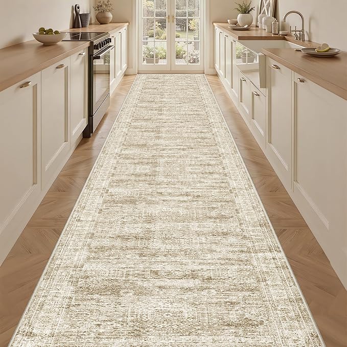 3x20 Washable Runner Rug for Hallway, Non-Slip Long Hallway Runner for Entryway - Image 5