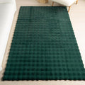 nuLOOM Jeni Hunter Green, Solid Faux Rabbit, Fluffy and Cozy, High Traffic by nuLOOM