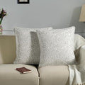 Ridhi Block Print Taupe Pillow Cover 18" x 18" Decorative Couch Pillows by Ridhi