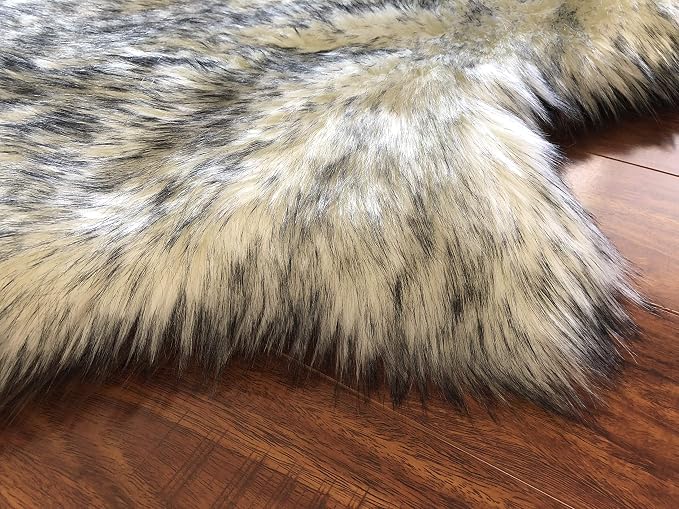 Free Shape Luxury Soft Fluffy Shag Area Rug Double Side by Side 3'x4', 90x120cm - Image 6