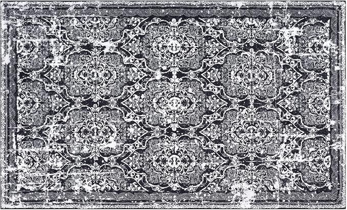 Vaukki Living Room Rug, Vintage Shaggy Soft Laundry Rug, Non Slip Kitchen Area - Image 8