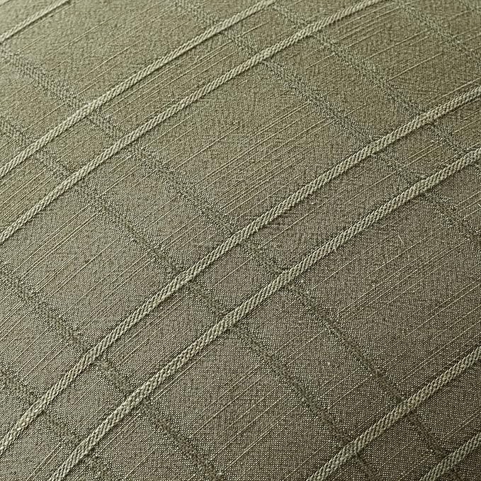 MIULEE Decorative Linen Check Throw Pillow Covers Neutral Farmhouse Vintage - Image 2
