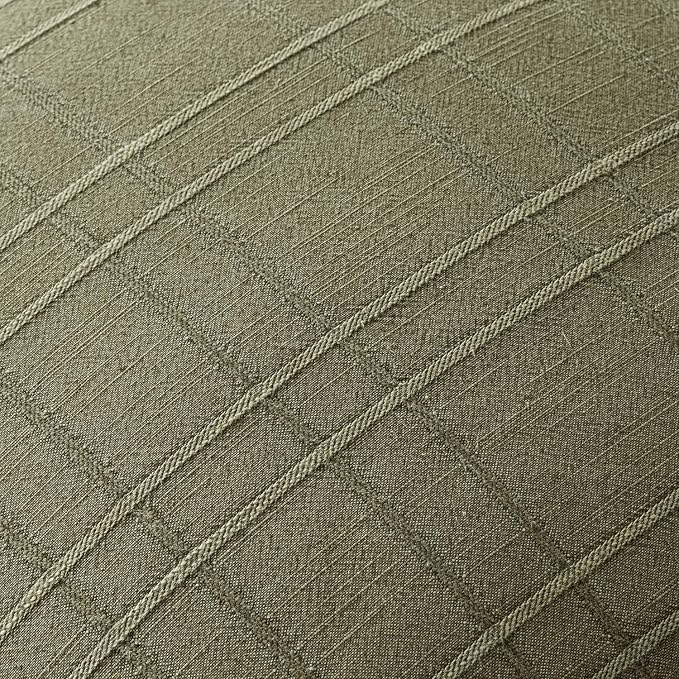 MIULEE Decorative Linen Check Throw Pillow Covers Neutral Farmhouse Vintage - Image 2