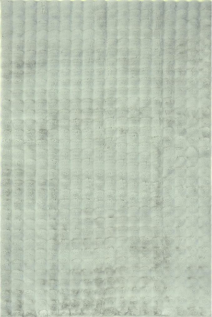 Nuloom Jeni Green, Solid Faux Rabbit, Fluffy and Cozy, High Traffic, Stain - Image 5
