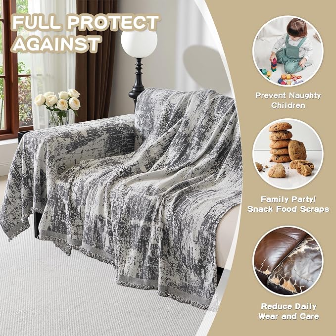 MEETSKY Couch Cover Boho Sofa Covers Couch Covers - Image 4